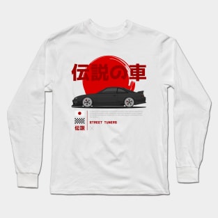 Tuner Black Kouki S14 JDM Long Sleeve T-Shirt